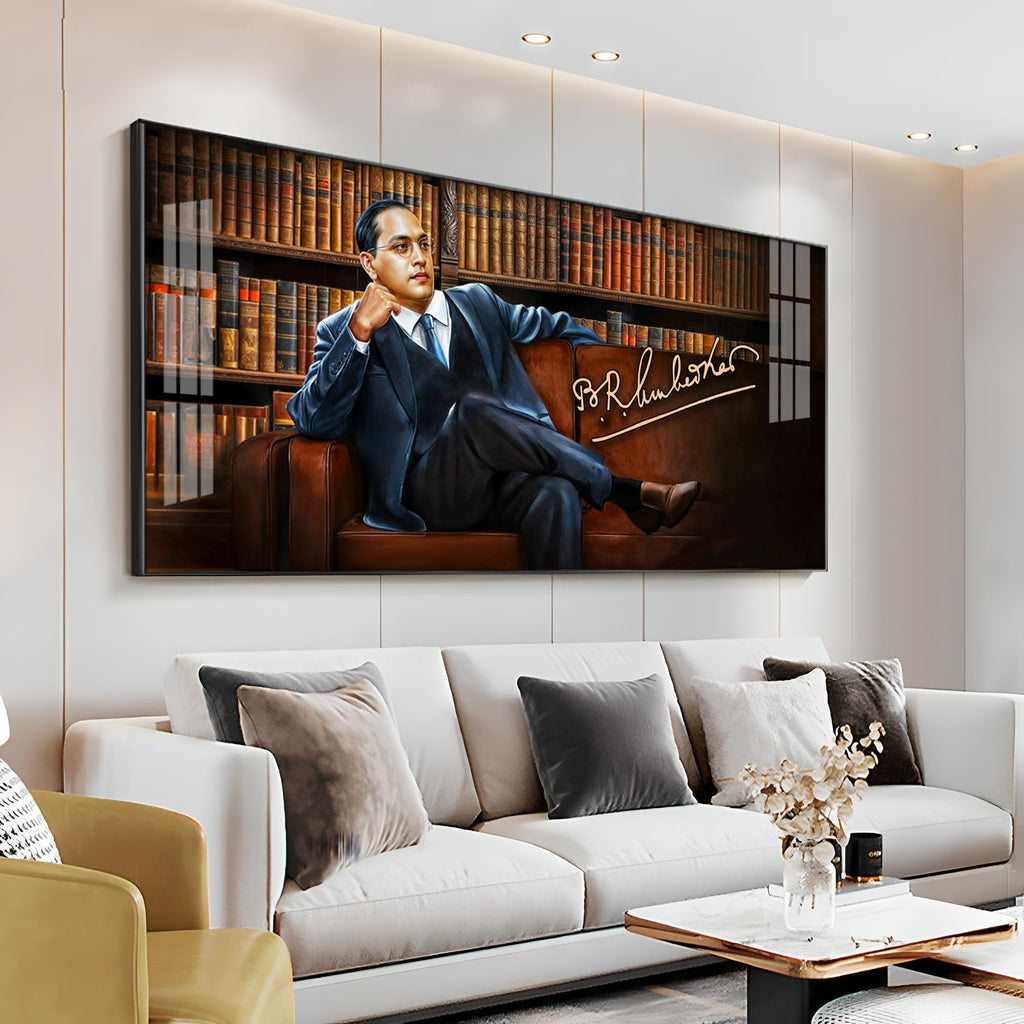 Bhimrao Ramji Ambedkar Premium Acrylic Horizontal Wall Art