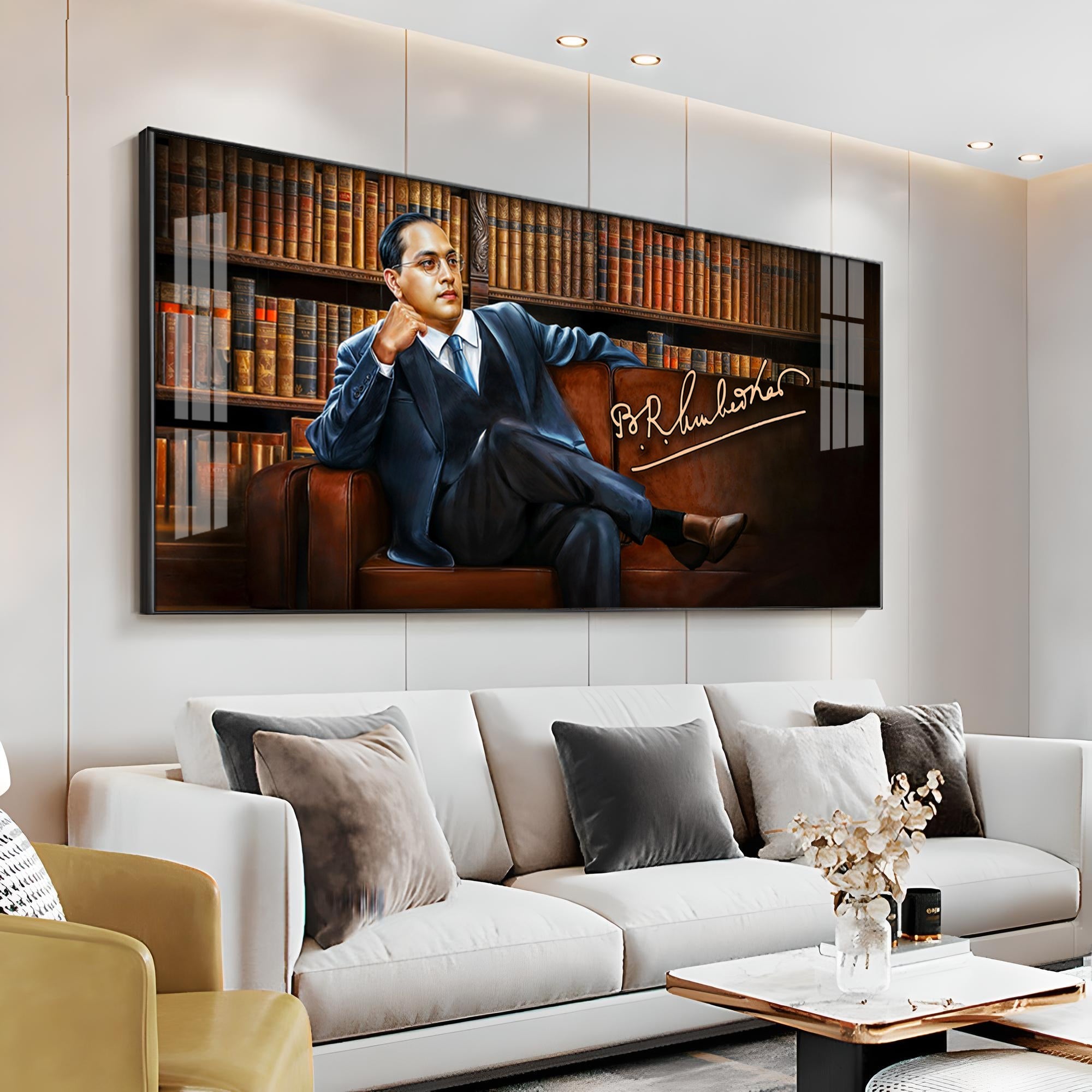 Bhimrao Ramji Ambedkar Premium Acrylic Horizontal Wall Art