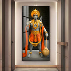 Cheeranjivi Hanuman Premium Acrylic Vertical Wall Art