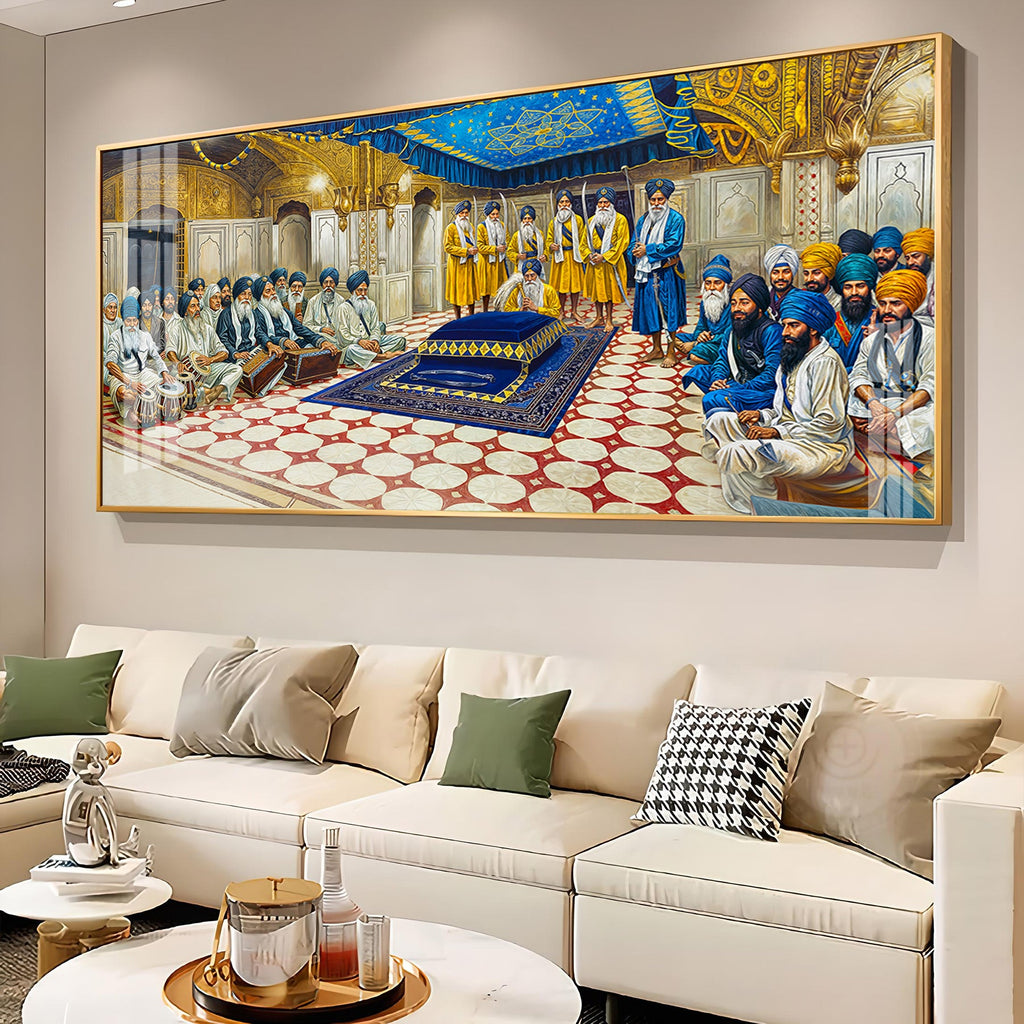 Sri Harmandir Sahib Ji Premium Acrylic Horizontal Wall Art