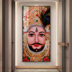 Shyam Baba Premium Acrylic Vertical Wall Art