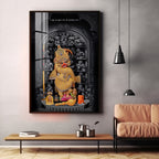 Dev Hanumanji Premium Acrylic Vertical Wall Art