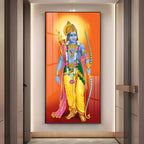 Lord Shri Ram Premium Acrylic Vertical Wall Art