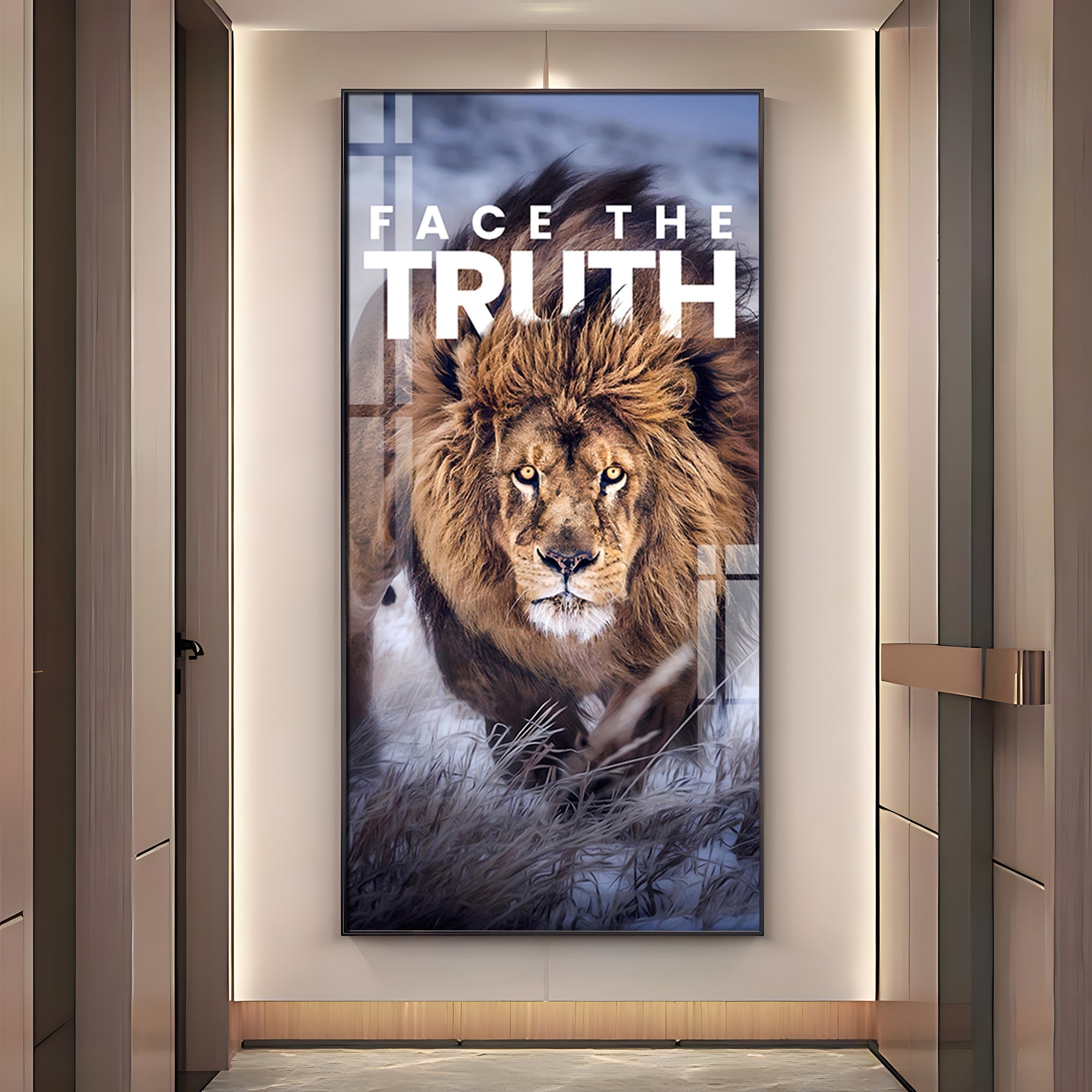Be Fearless Premium Acrylic Vertical Wall Art