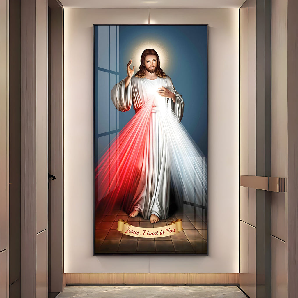 Jesus Christ Premium Acrylic Vertical Wall Art