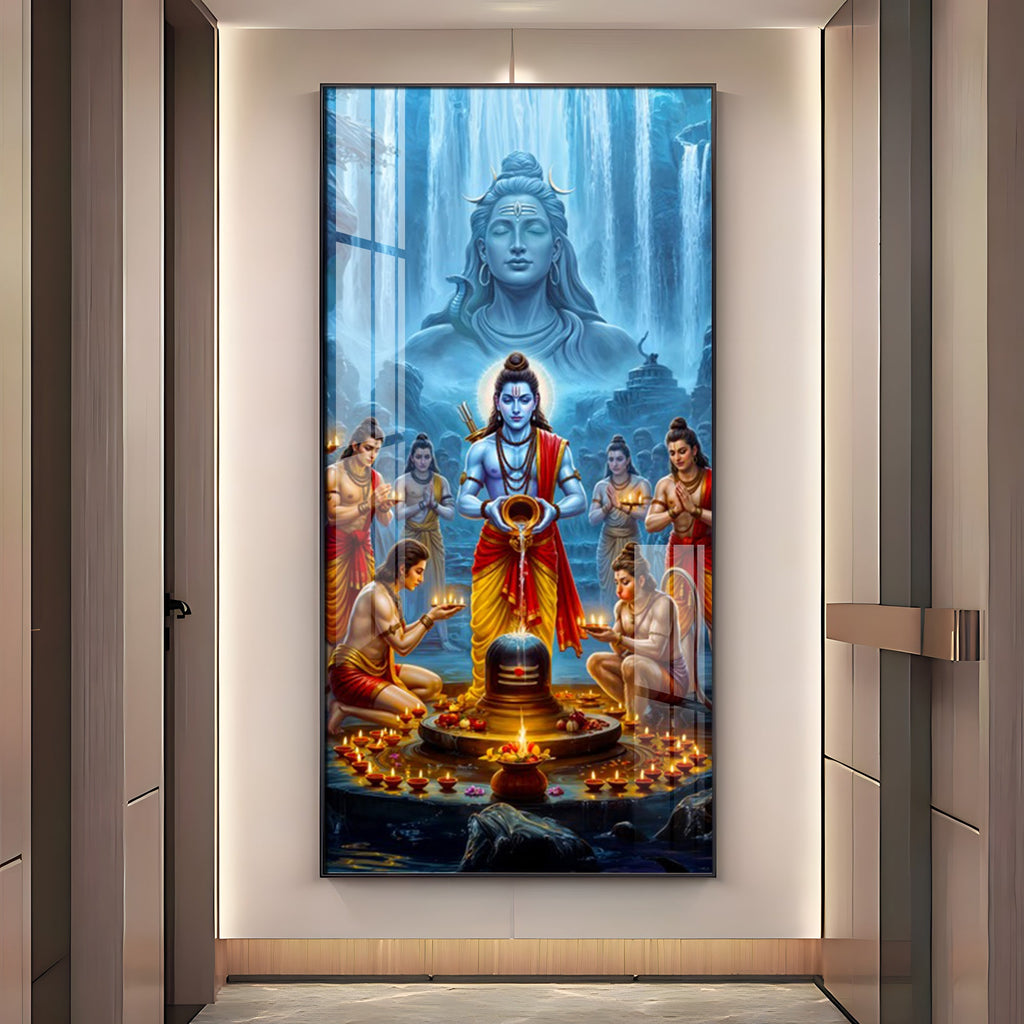 Shiva's Blessing Premium Acrylic Vertical Wall Art
