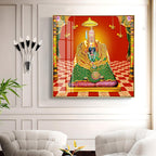 Shri Tulja Bhavani Premium Acrylic Square Wall Art