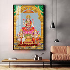 Sacred God And Goddess Premium Acrylic Vertical Wall Art