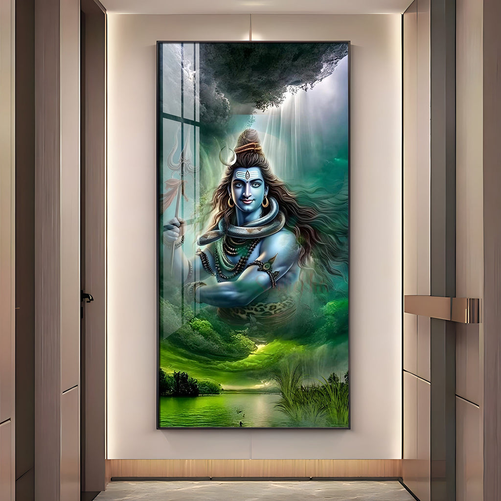 Adiguru Premium Acrylic Vertical Wall Art