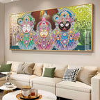 Jay Jagannatha Swami Premium Acrylic Horizontal Wall Art