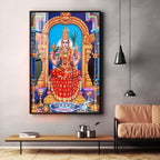 Goddess Kamakshi Amman Premium Acrylic Vertical Wall Art