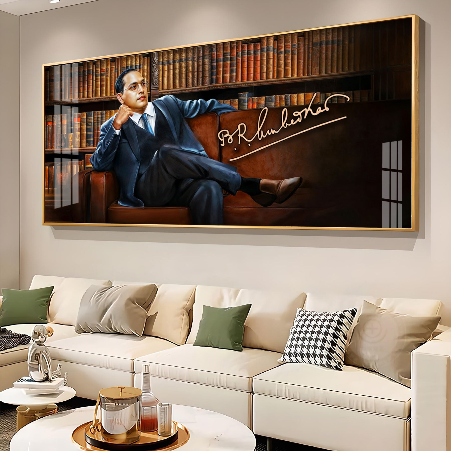 Bhimrao Ramji Ambedkar Premium Acrylic Horizontal Wall Art