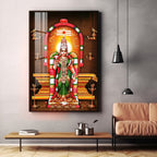 Goddess Meenakshi Amman Premium Acrylic Vertical Wall Art