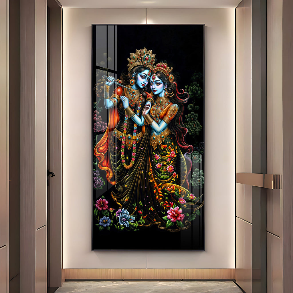 Sacred Couple Premium Acrylic Vertical Wall Art