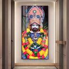 Khatu Shyam Baba Premium Acrylic Vertical Wall Art