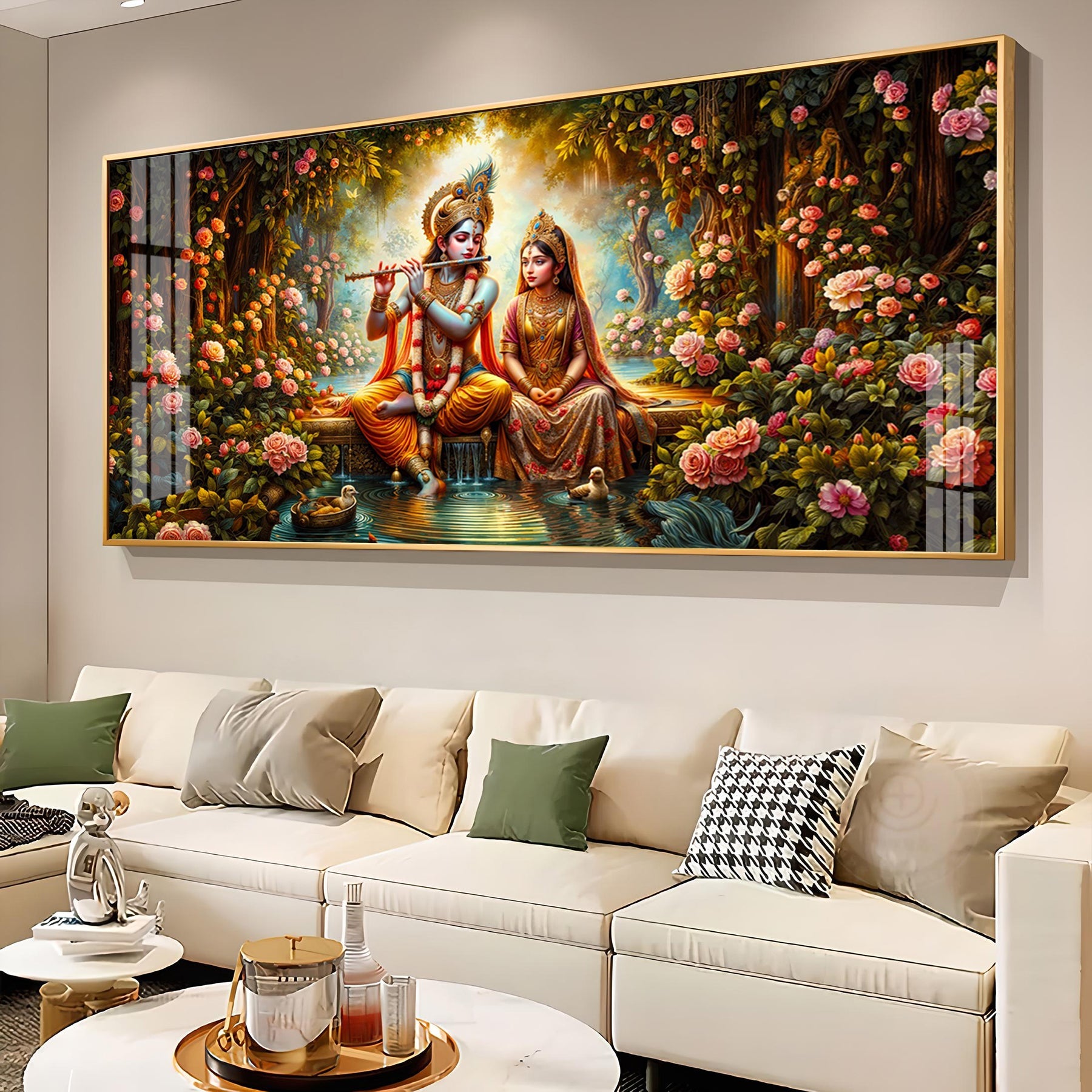 Eternal Love Portrait Premium Acrylic Horizontal Wall Art
