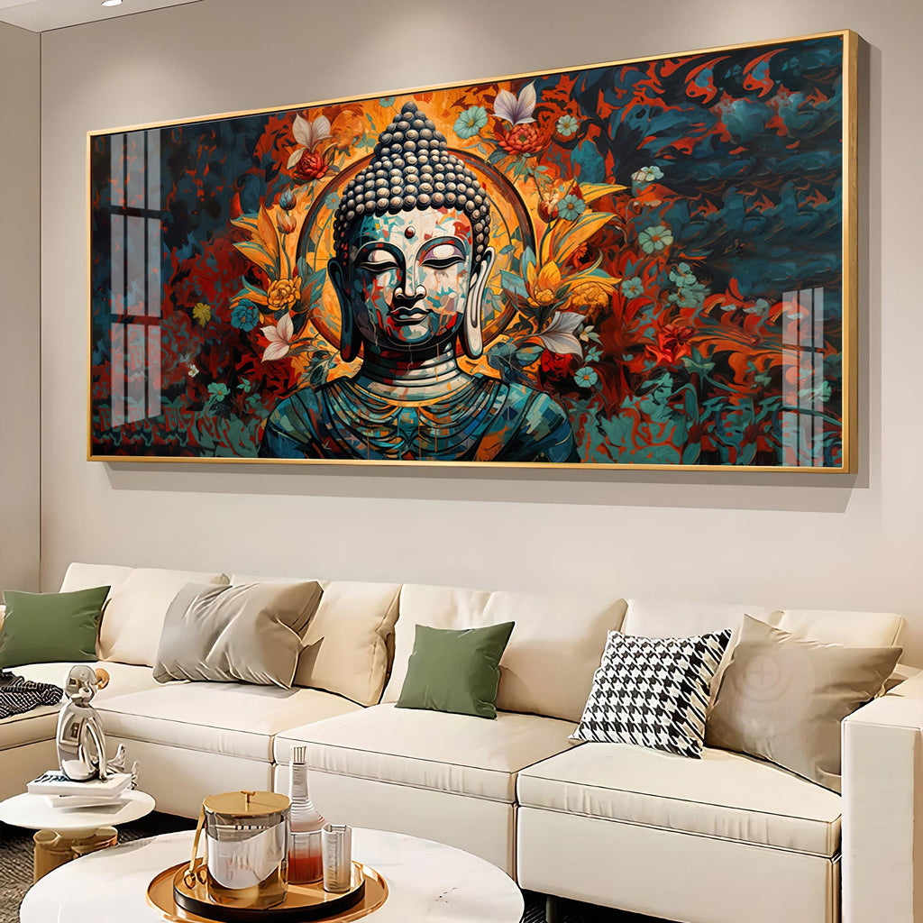 Enlightenment Buddha Premium Acrylic Horizontal Wall Art