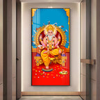 Lord Vishwakarma Premium Acrylic Vertical Wall Art