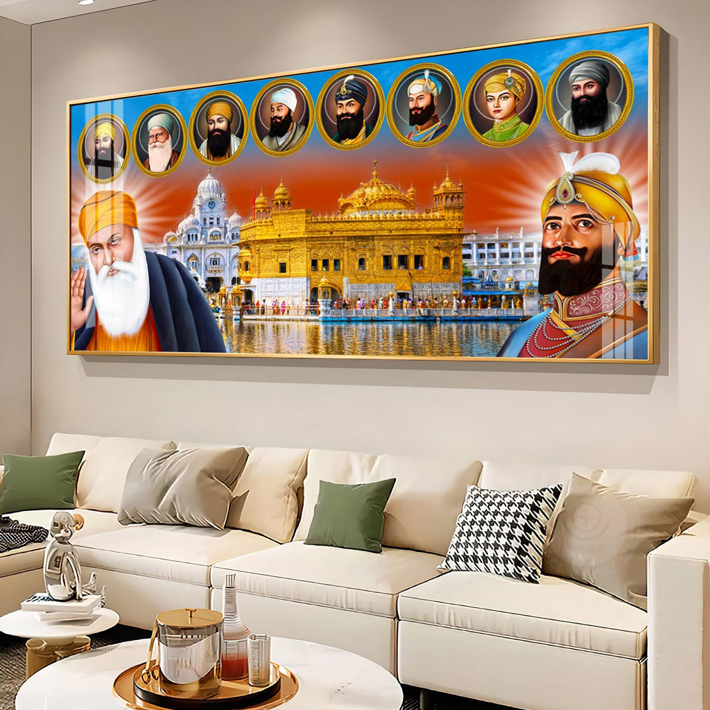 Sri Harmandir Sahib Premium Acrylic Horizontal Wall Art