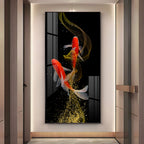 Rare Lucky Fish Premium Acrylic Vertical Wall Art