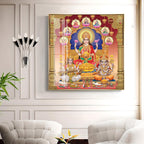 Deitic Symphony Premium Acrylic Square Wall Art