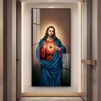 The Jesus Heart Premium Acrylic Vertical Wall Art