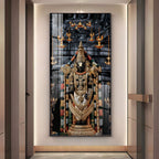 Lord Tirupati Premium Acrylic Vertical Wall Art