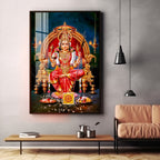 God Lalita Sahasranamadess Premium Acrylic Vertical Wall Art