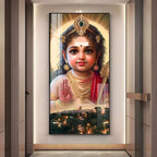 Lord Muruga Premium Acrylic Vertical Wall Art