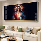 Sacred Presence Of Jesus Premium Acrylic Horizontal Wall Art