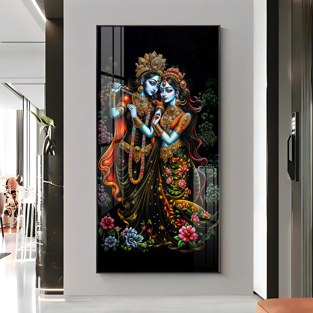 Sacred Couple Premium Acrylic Vertical Wall Art