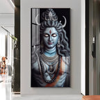 Shiv Shankar Premium Acrylic Vertical Wall Art
