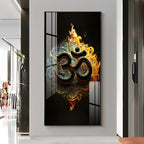 Spiritual OM Premium Acrylic Vertical Wall Art