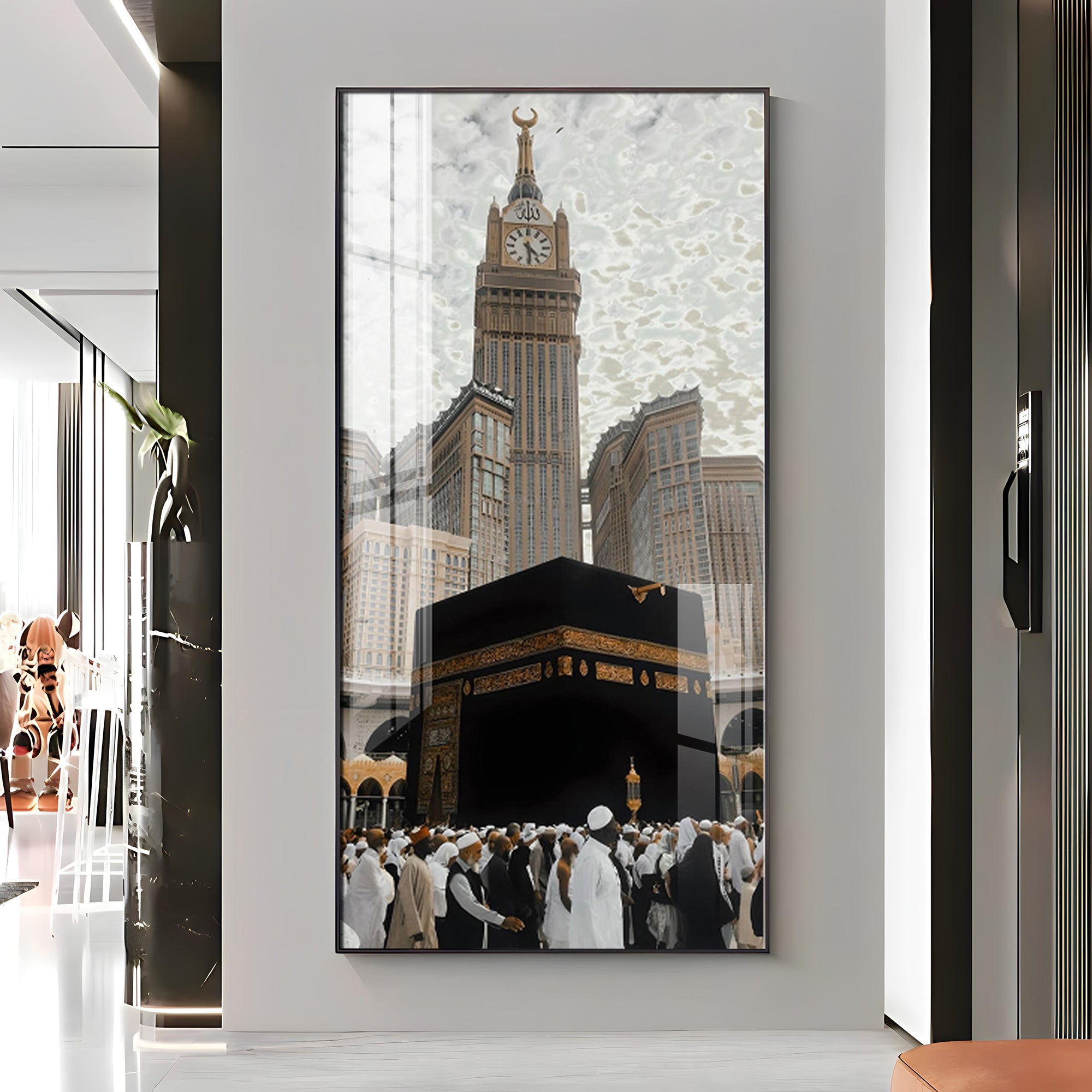 Holy Islamic Place Premium Acrylic Vertical Wall Art