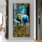 Mystical Elephants Premium Acrylic vertical Wall Art