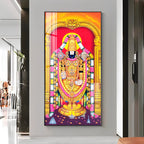Tirupati Balaji Premium Acrylic Vertical Wall Art