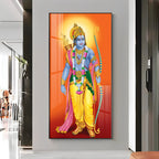 Lord Shri Ram Premium Acrylic Vertical Wall Art
