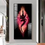 Tranquil Om Premium Acrylic Vertical Wall Art