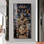 Lord Tirupati Premium Acrylic Vertical Wall Art
