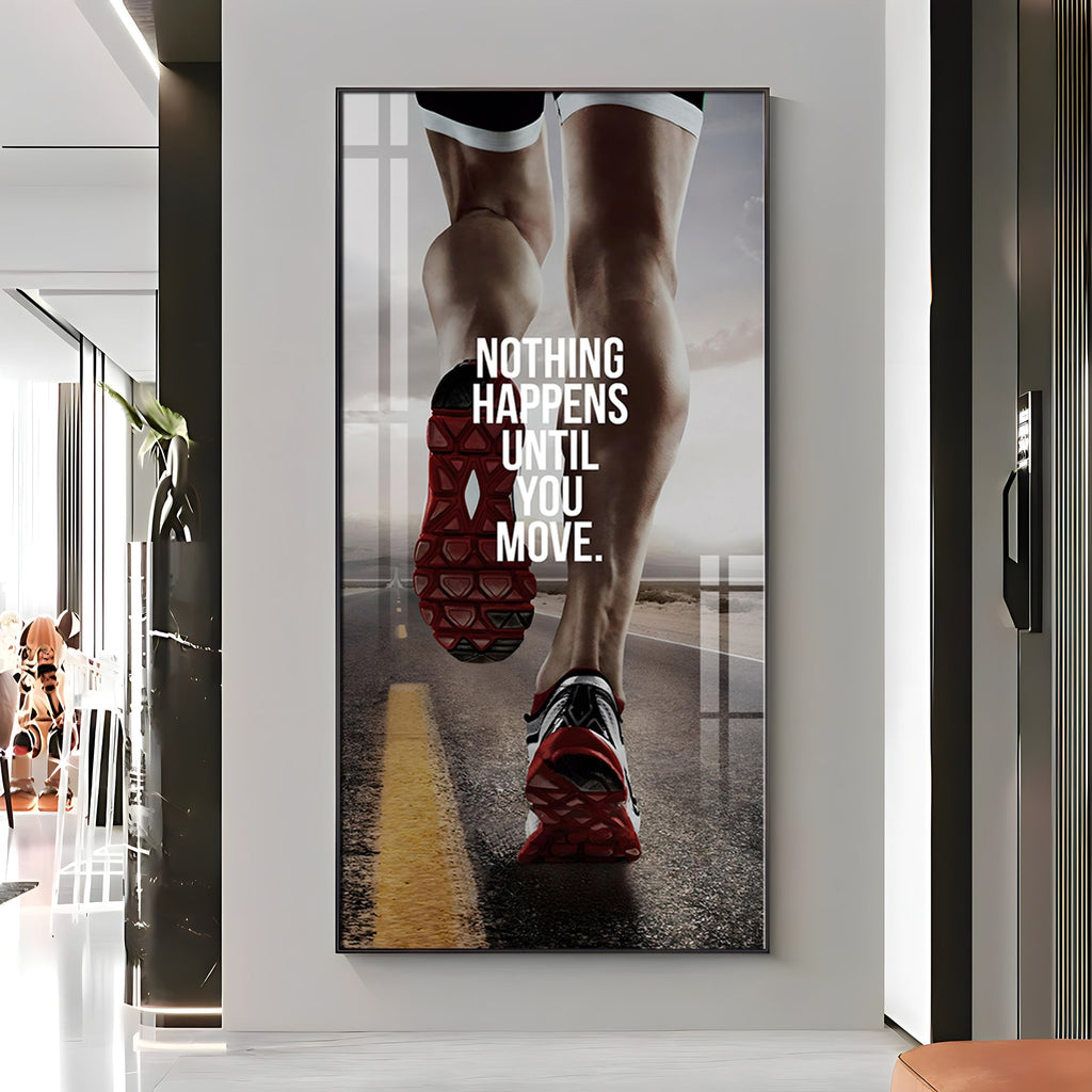 Fitness Enthusiast Premium Acrylic Vertical Wall Art