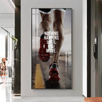 Fitness Enthusiast Premium Acrylic Vertical Wall Art