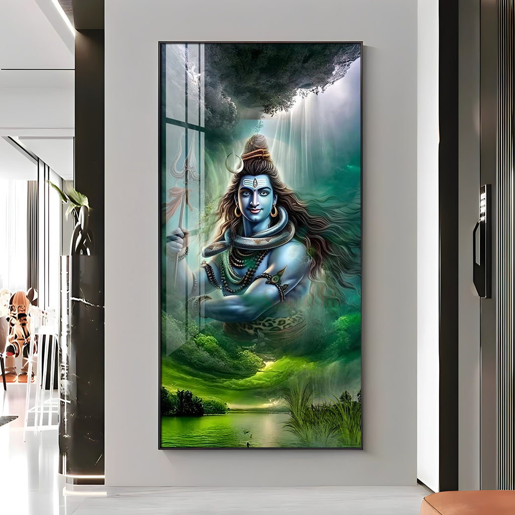 Adiguru Premium Acrylic Vertical Wall Art