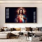 Sacred Presence Of Jesus Premium Acrylic Horizontal Wall Art