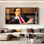 Dr. B.R. Ambedkar Portray Premium Acrylic Horizontal Wall Art