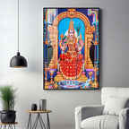 Goddess Kamakshi Amman Premium Acrylic Vertical Wall Art