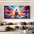 Jesus In Twilight Premium Acrylic Horizontal Wall Art