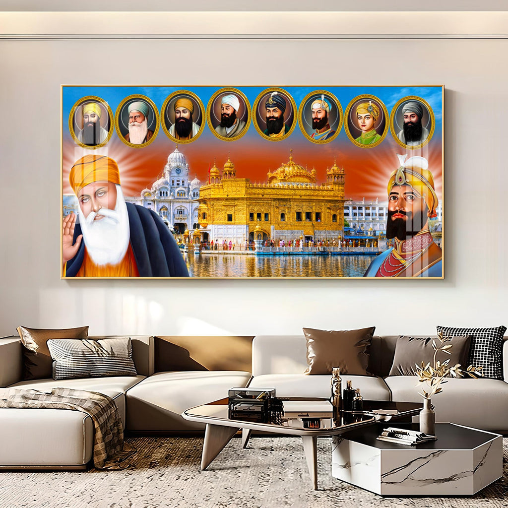 Sri Harmandir Sahib Premium Acrylic Horizontal Wall Art