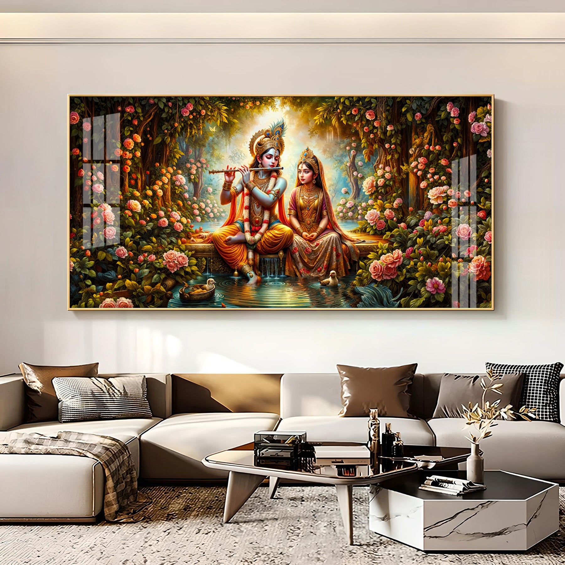 Eternal Love Portrait Premium Acrylic Horizontal Wall Art