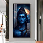 Divine Shiva Premium Acrylic Vertical Wall Art