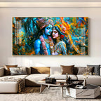 Shree Krishna Harmony Premium Acrylic Horizontal Wall Art